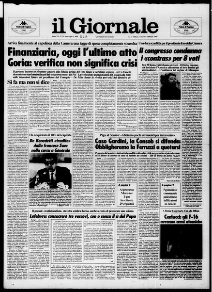 Il giornale : quotidiano del mattino